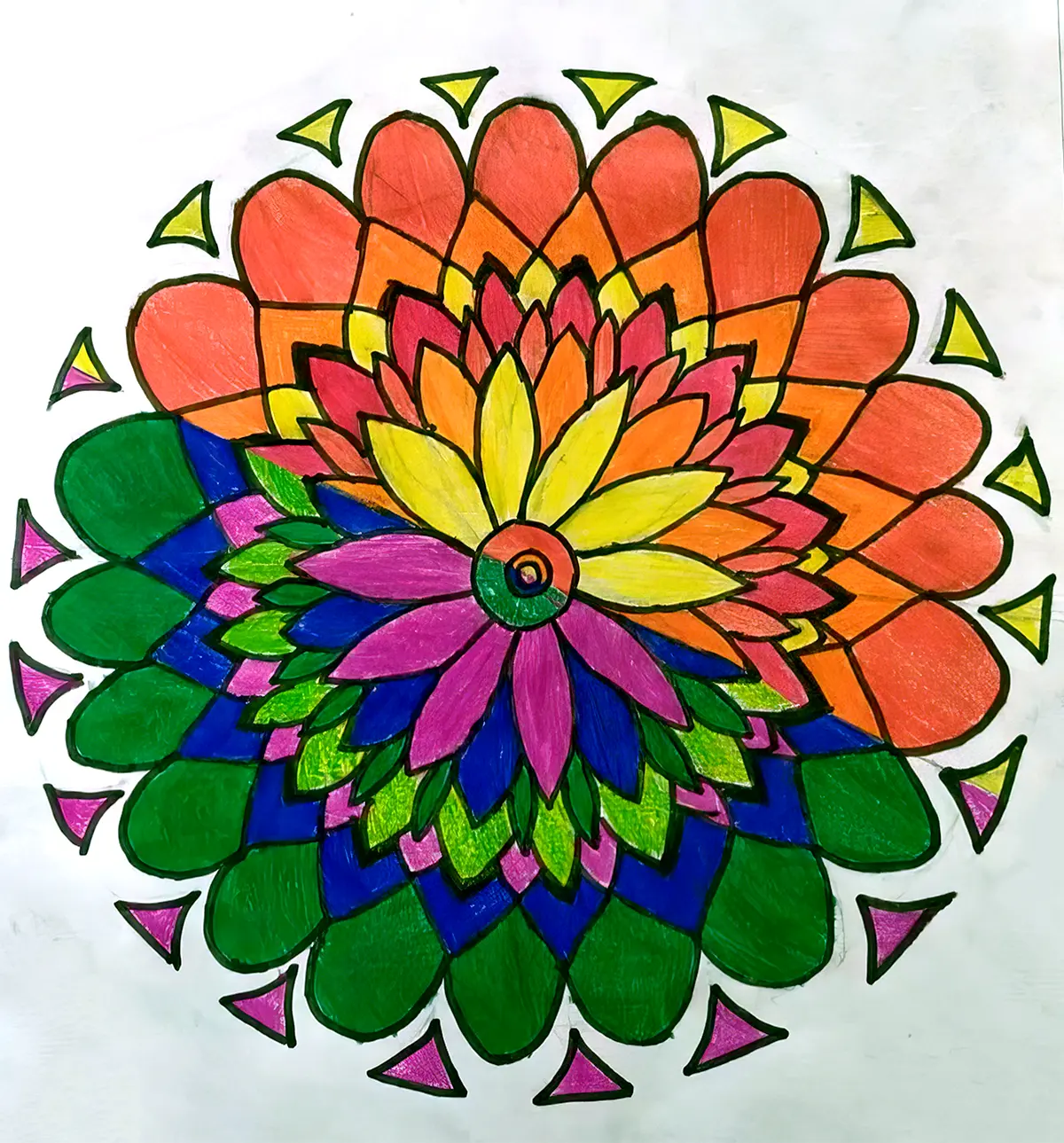 Abstract pastel design